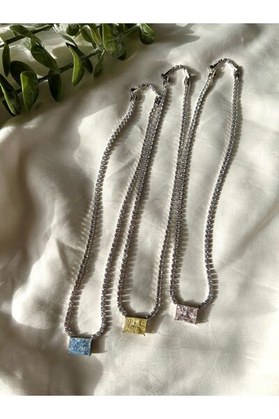 Store Taş Su Yolu Kolye