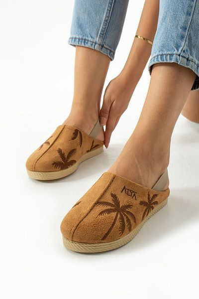 MÜJERİL'S Παντόφλες για παπούτσια Alya Elastic Comfortable Fit Home Out