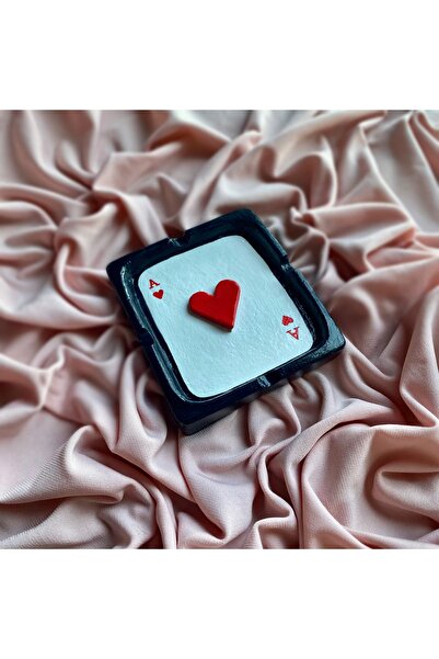 Handmade Dekoratif İskambil Kart Küllük