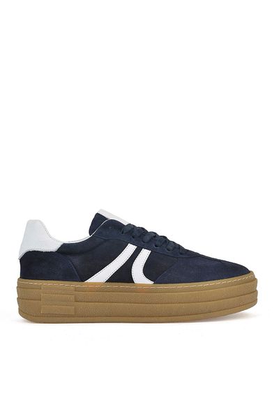 Ziya Pantofi de damă din piele naturală albastru bleumarin - 1431000 Z6640