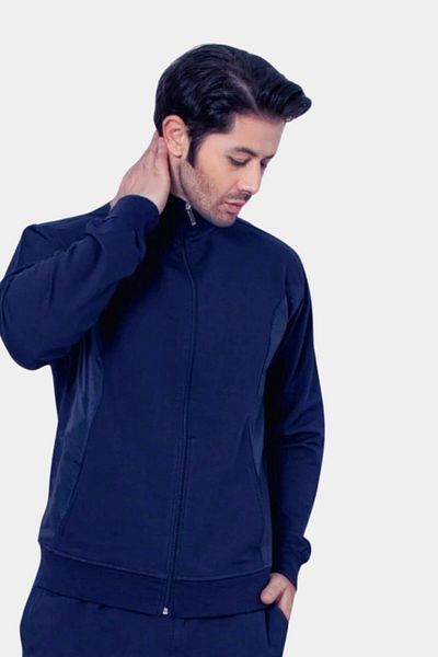 PRENDRE Ανδρικό σετ αθλητικής φόρμας με φερμουάρ Navy Blue