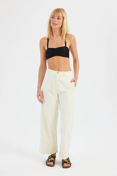 Hiccup Ψηλόμεσο Crop Παντελόνι - Straight Fit