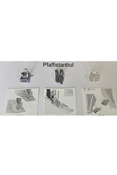 Pfaff Ayak Seti 3'lü - Uyumlu Modeller Için Açıklama Kısmına Bakınız.
