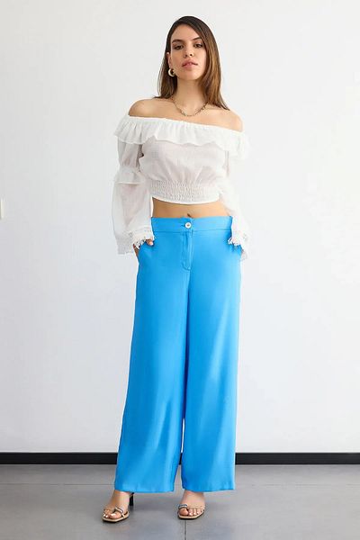 Hiccup Pantaloni largi cu talie înaltă