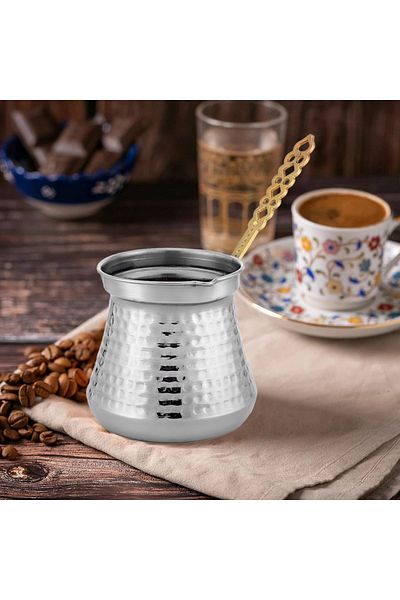 YUNUSOĞLU HOME Steel Coffee Pot 6-7 Cup