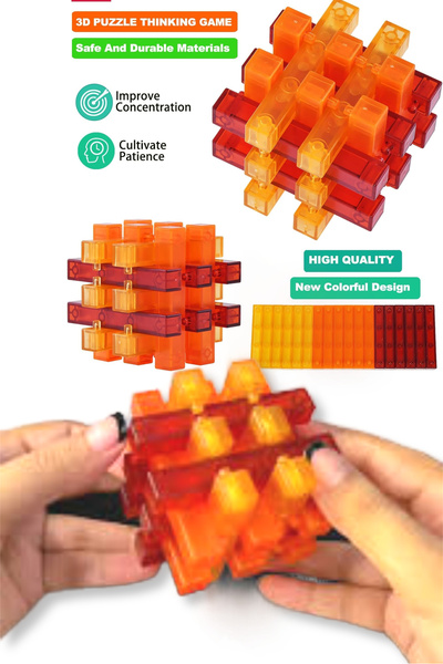 TOYFEST QY Kong Ming Locks Eighteen Arhats / High Level Hızlı Rübik Zeka Sabı...