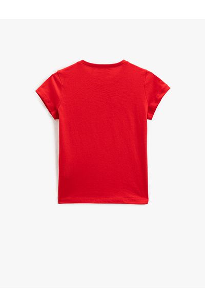 Koton Atatürk Printed Cotton T-Shirt - Short Sleeve, Crew Neck