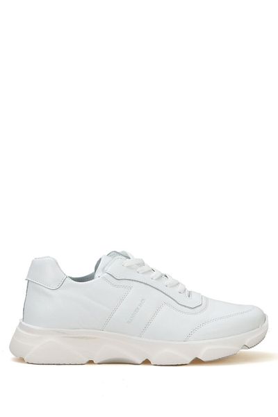 Hammer Jack Elmet Genuine Leather White Bosphorus Men's Sports Shoes