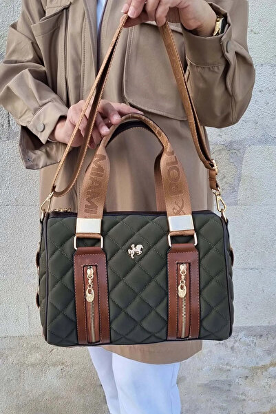 Just Polo حقيبة يد وكتف نسائية طويلة بحزام متقاطع