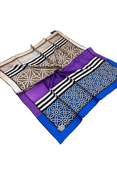 Levidor 2024-04 Μεταξωτό κασκόλ Saks Twill