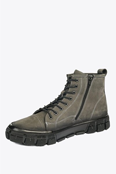 Hammer Jack Sanoro Hakiki Deri Gri Torje Outdoor Erkek Bot