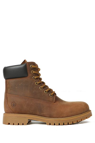 Hammer Jack Genuine Leather Cinnamon Crazy Men's Boots
