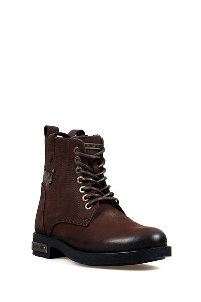 Hammer Jack Roller Boot Γνήσιο δέρμα καφέ Washed Nubuck Outdoor Γυναικείες Μπότες