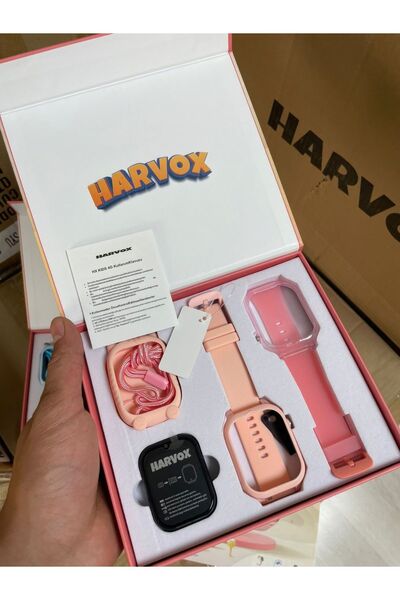 TMAX HARVOX 4G MAX SİM KARTLI GPS'Lİ ÇOCUK SAATİ (2 KORDON VE BOYUN ASKILIK KILIFI HEDİYEİ)-(2024 MODEL)