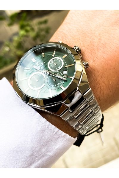 Reward Men's Wristwatch and Bracelet Gift - Steel, Waterproof