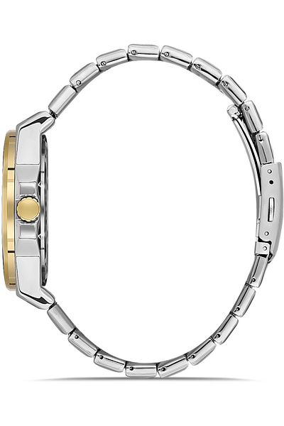 DAVID GUNER David Güner Men's Watch Dg-8608Ga-D1 43 mm Metal-Gold