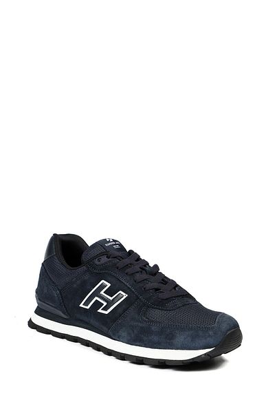 Hammer Jack Peru Pantofi bărbați din piele naturală bleumarin/alb 102 19250-m