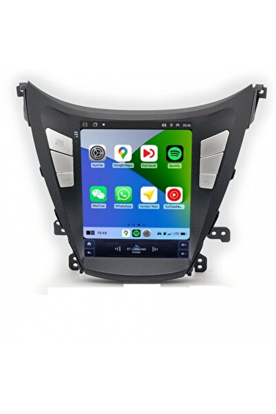 Genel Markalar Hyundai Elantra/Avante 9.7 inç 2014-2016 Uyumlu Tesla Carplay Androidauto Android Multimedya Sistemi