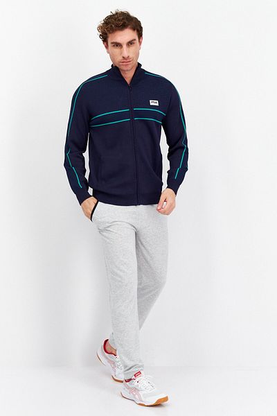 Fila Men Sportswear Fit Long Sleeves Outdoor Sweatshirt, Navy