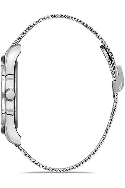 DAVID GUNER Men's Watch with Silver Coated White Dial Dg-8285Gc-A1