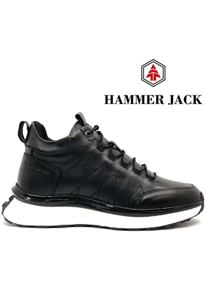 Hammer Jack 102-24940-M Мъжки ботуши Creek от кожа, ЧЕРНО-БЕЛИ