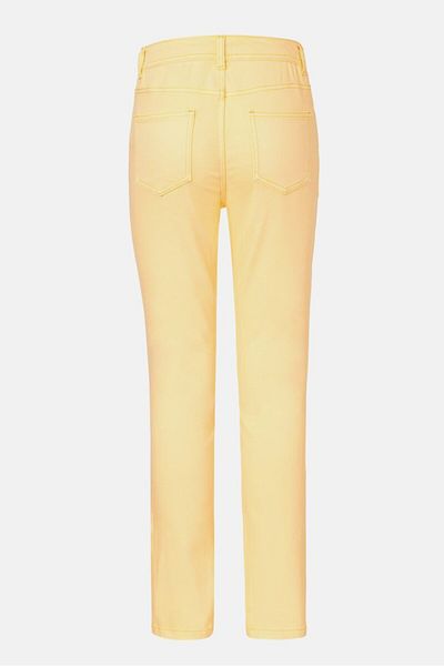 Tchibo Women Straight Leg Slim Fit Jeans, Yellow