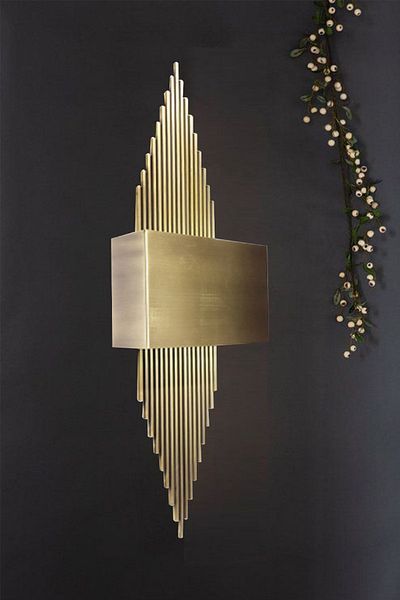 Bamyum Antique Color Sconce Single Wall Lamp Sconces Models for Bedroom Hotel Cafe