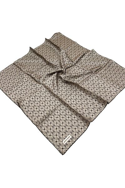 Pierre Cardin Μεταξωτό κασκόλ Milky Brown - 8631438-932