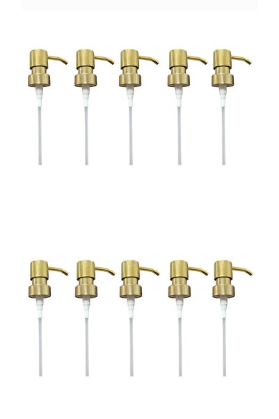 qussine Pompă de reîncărcare aurie de 10 bucăți - Dozator de săpun lichid și ...