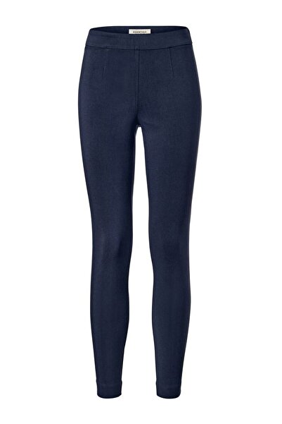 Tchibo Women Regular Leg Plain Pants, Navy Blue