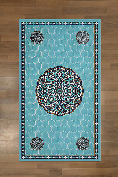 Napoli Home Digital Printed Non-Slip Base Washable Gift Dowry Prayer Mat Prayer Rug