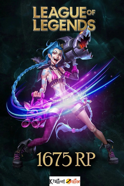 Riot Games League of Legends 1675 Riot Points-LOL 1675 RP TR