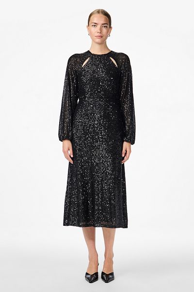 YAS. Yasrica Ls Sequin dlouhé šaty - přehlídka