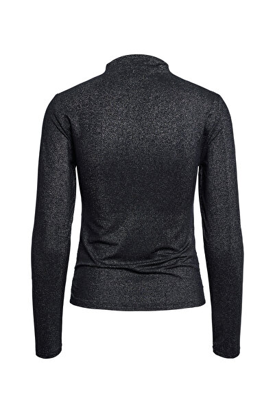 PIECES Pcmonica Ls - Glitter Ruching Top Noos