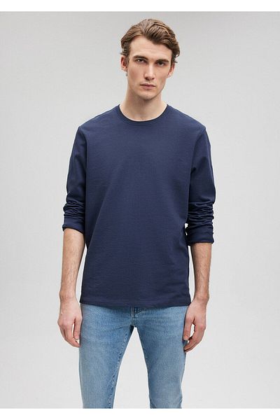 Mavi Navy Blue Regular Fit Long Sleeve T-Shirt -0611936-82318