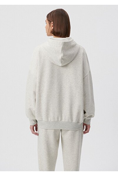 Mavi Φούτερ γκρι με κουκούλα εμπριμέ 1s10008-70020