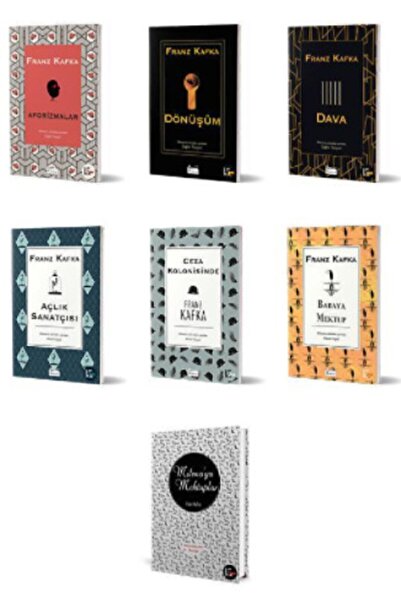 Koridor Yayıncılık Franz Kafka (BEZ CİLTLİ) Seti - (7 KİTAP)