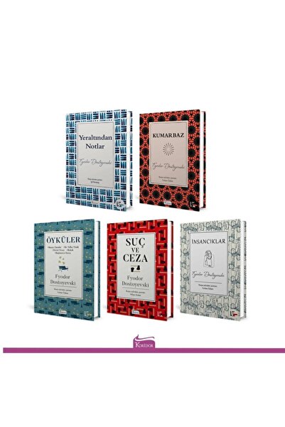 Koridor Yayıncılık Fyodor Dostoyevski - 5 Kitap Set