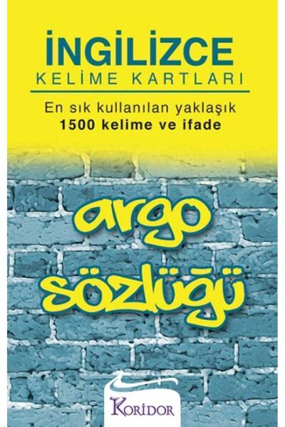 Beyaz Balina Yayınları Kelime Kartları - Argo (İngilizce)