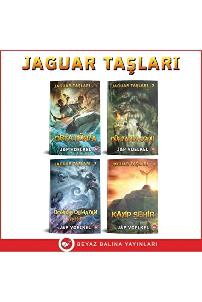 Beyaz Balina Yayınları Jaguar Taşları Set 4 Kitap - J & P Voelkel