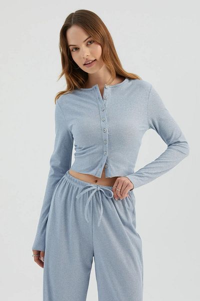 Hiccup Top cu mânecă lungă cu nasturi