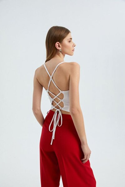 Hiccup Топ з тонким бретельками і деталями на спині