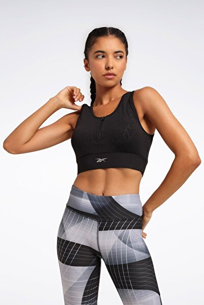Reebok TORI ZIP BRA Siyah Kadın Bra