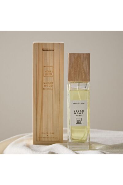 Home Box معطر الغرفة برائحة خشب الأرز من إيدن مع غطاء خشبي - 100 مل