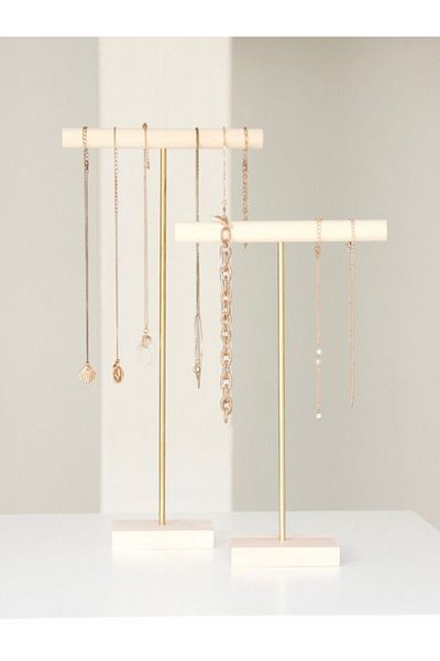 Madam curie Double Necklace Hanger, Necklace Stand, Necklace Hanger