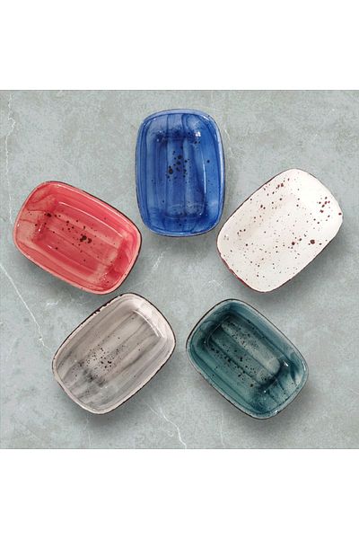 Ganita home 5 Piece Modern Boat Model Breakfast Plate and Breakfast Set