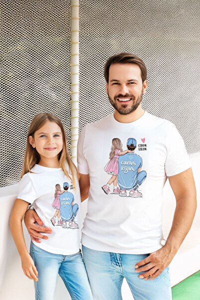 modacix Tekli Ürün Kombin Yap - Baba Ve Çocuk Bedenler Mevcut. Baba Kız Tişör...