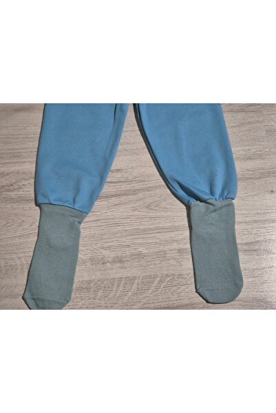 Fuar Baby DENİZ MAVİSİ ÇORAPLI PİJAMA ALTI