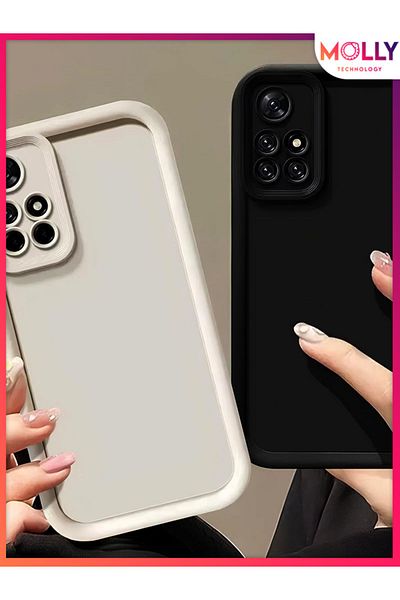 Molly Black Edges Thick Pan Silicone Case for Xiaomi Redmi 10 2022