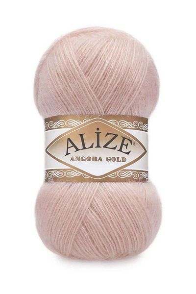 Alize Πακέτο με 5 πλεξούδες Angora Gold - 161 σκόνη